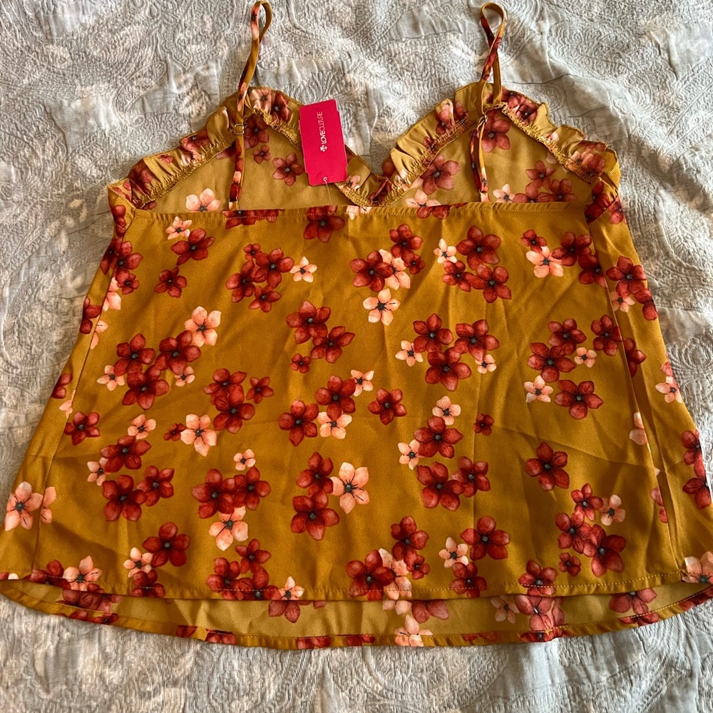 Floral tank top